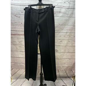 Loft black dress cuffed pants size‎ 4